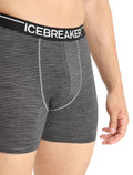 Men's Merino 150 Anatomica Boxers Gritstone Heather Stripe - 4