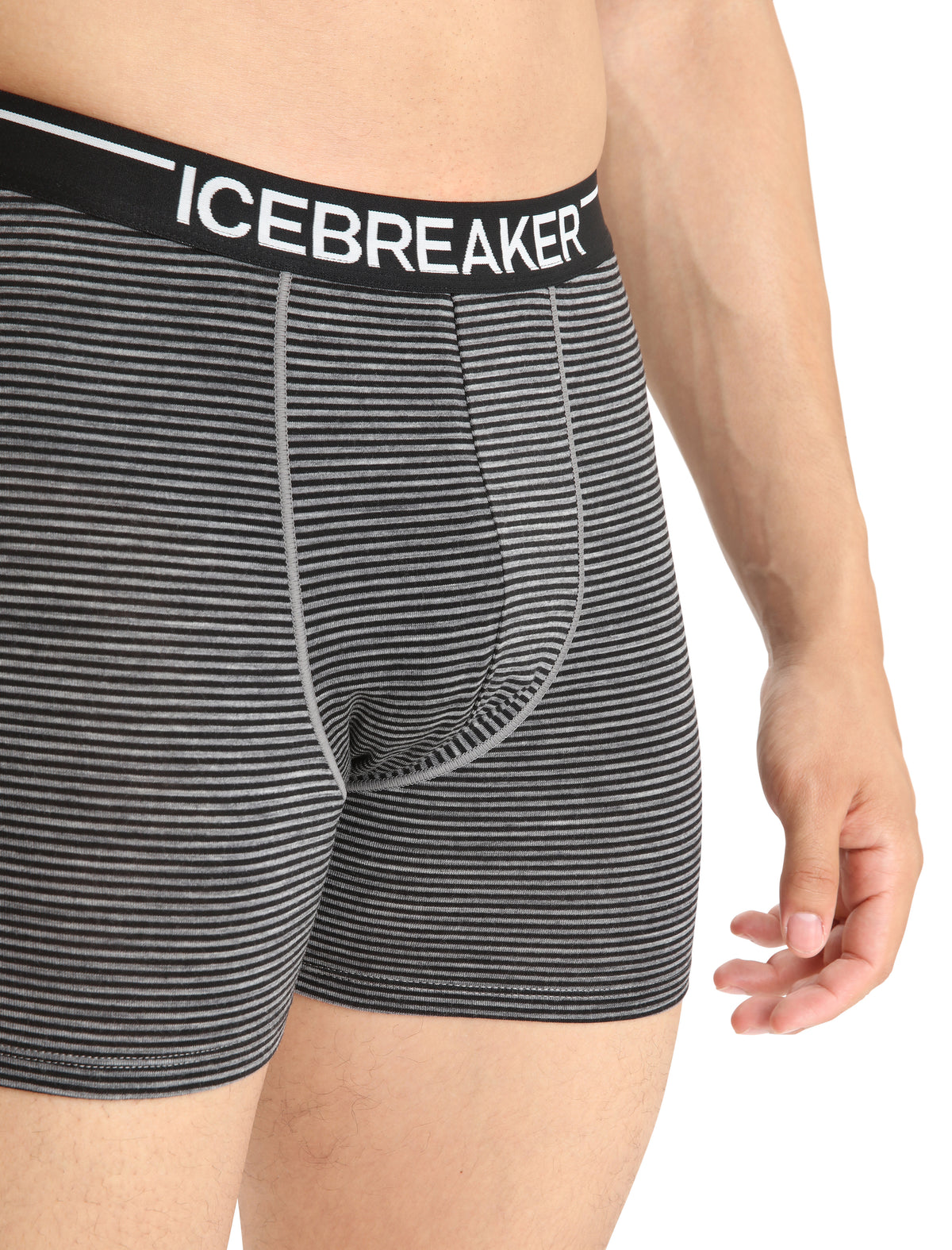 Men's Merino 150 Anatomica Boxers Gritstone Heather Stripe - 4