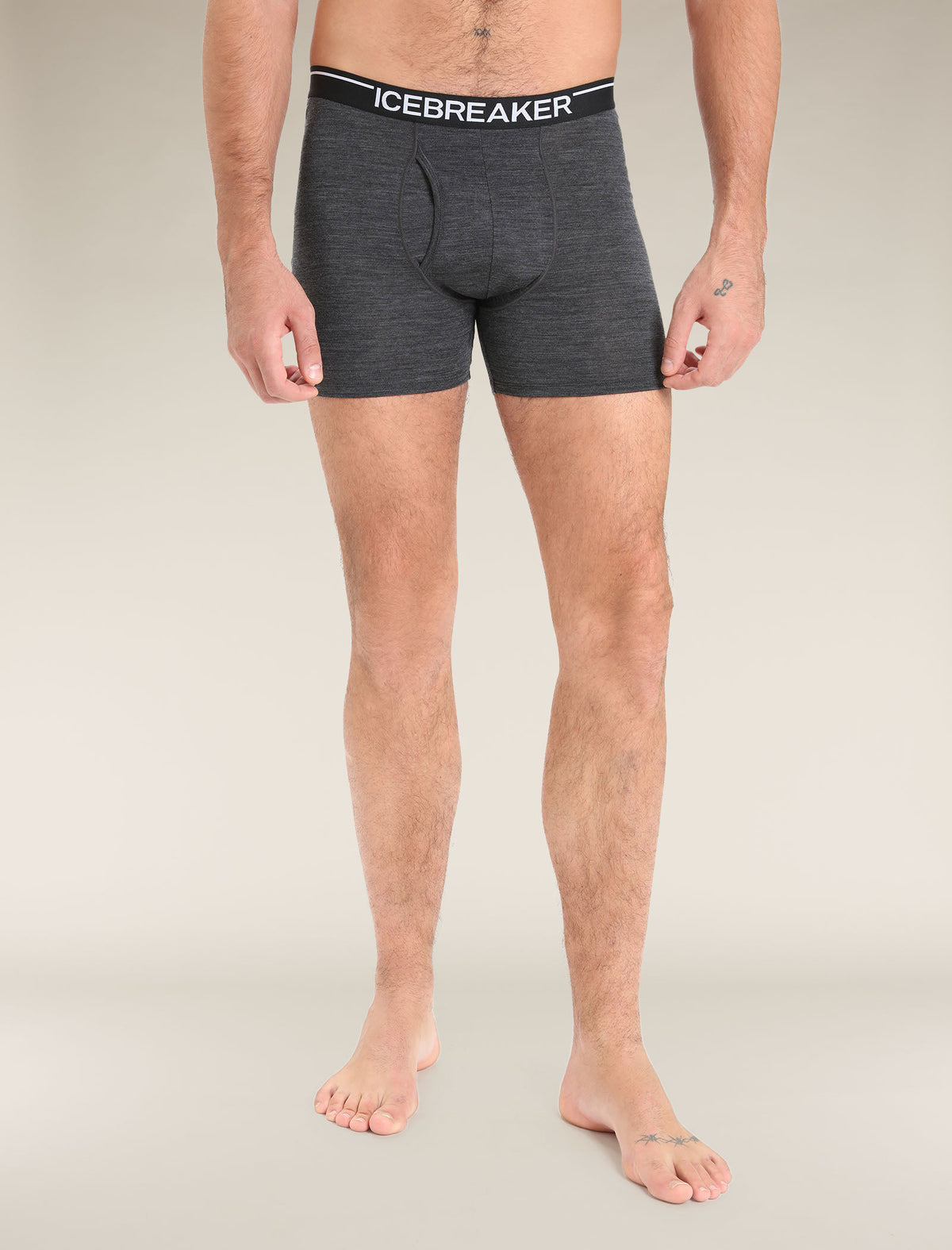 Boxeur avec braguette Men's Jet Heather - 1