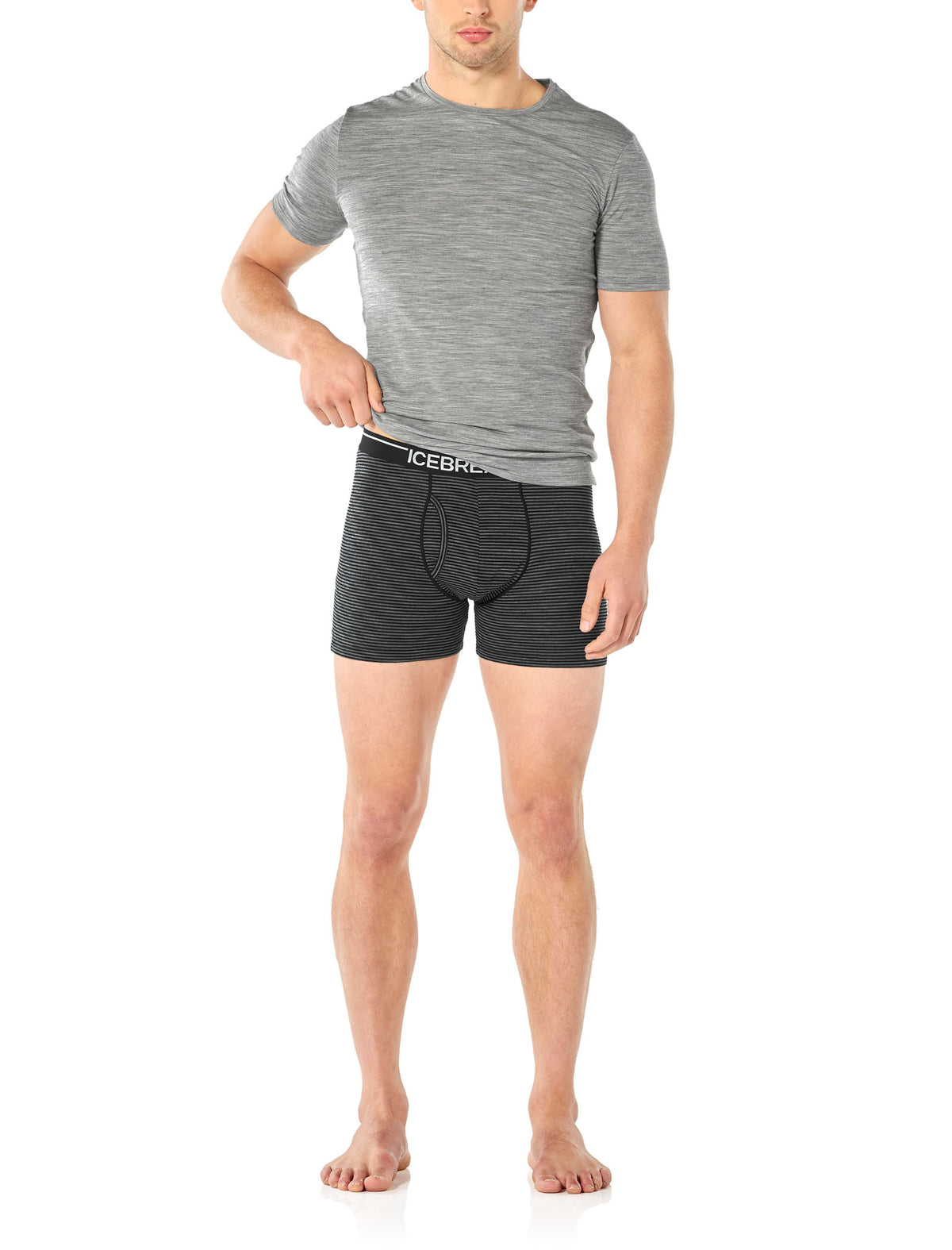 Boxeur avec braguette Men's Gritstone Heather Stripe - 4