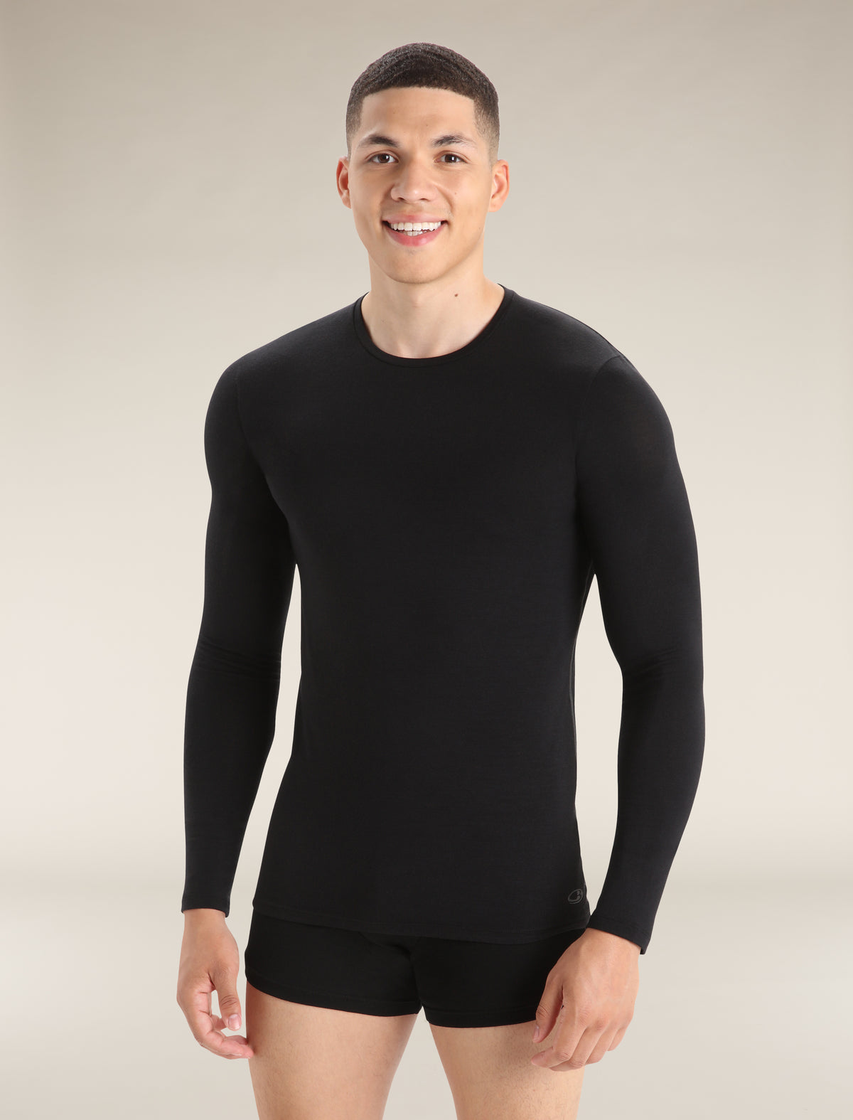 Haut col rond à Anatomica Men's Black - 1