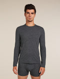 Haut col rond à Anatomica Men's Jet Heather - 1