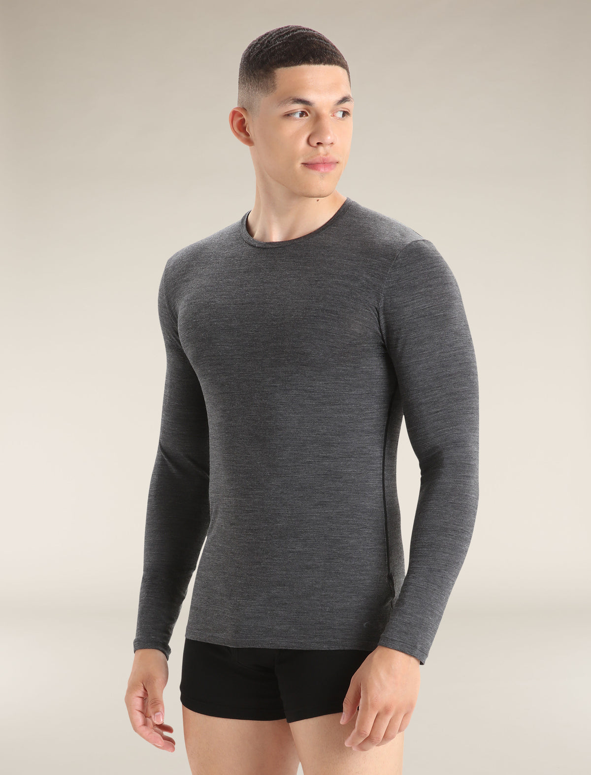 Haut col rond à Anatomica Men's Jet Heather - 1
