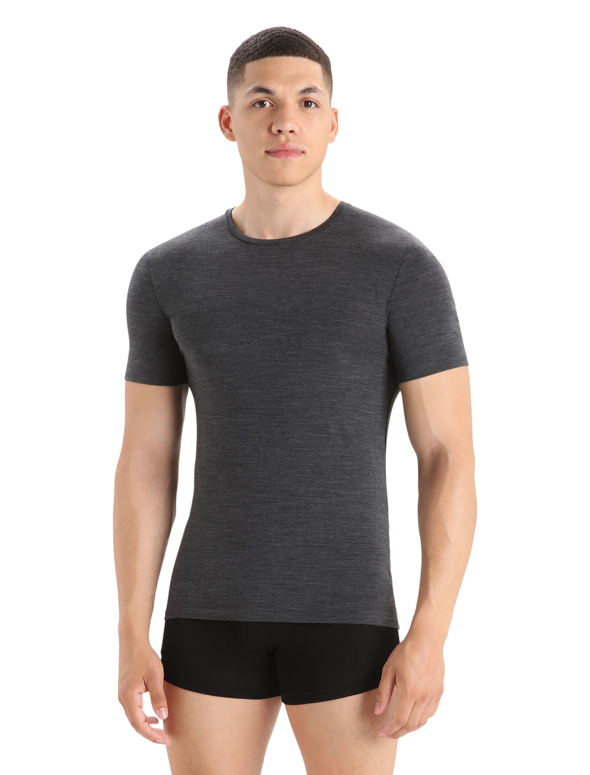 Haut col rond Anatomica Men's Jet Heather - 1