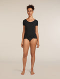 Women's Merino 150 Siren Short Sleeve Sweetheart Black - 3