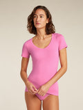 Women's Merino 150 Siren Short Sleeve Sweetheart Pop - 1