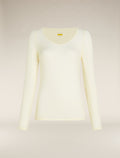Women's Merino 150 Siren Long Sleeve Sweetheart Top Undyed - 7