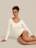 Women's Merino 150 Siren Long Sleeve Sweetheart Top Undyed - 6
