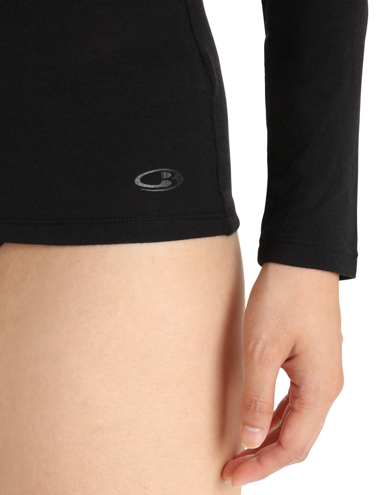 Women's Merino 150 Siren Long Sleeve Sweetheart Top Black - 5