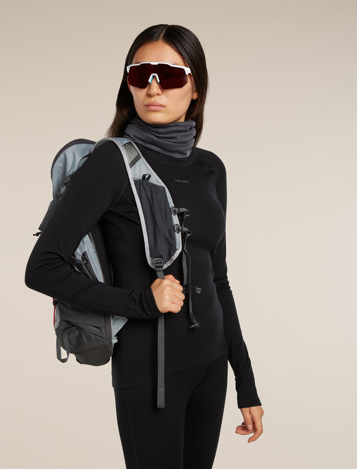 Unisex Merino 260 Apex Chute Jet Heather - 7