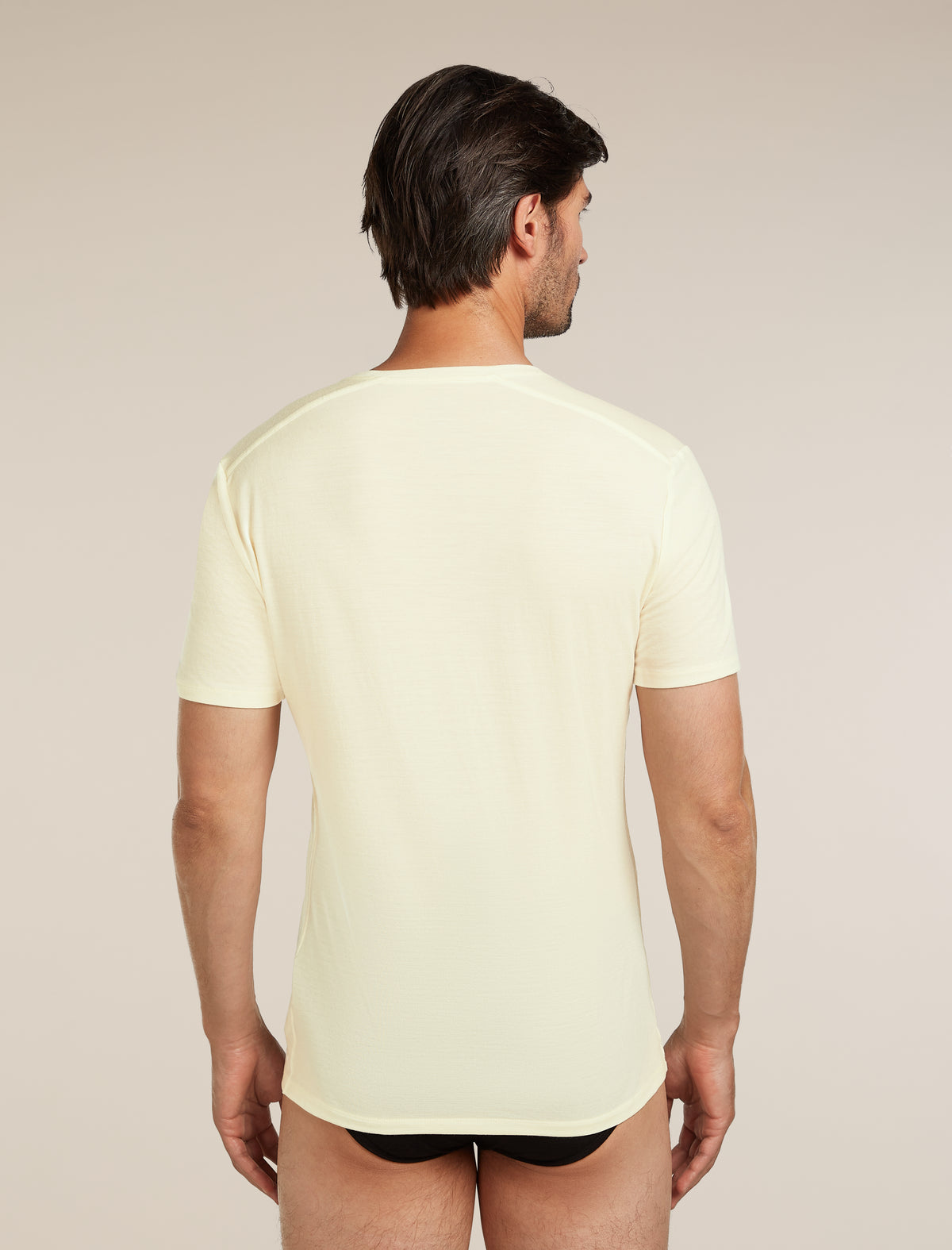 Men's Merino 150 Anatomica Short Sleeve V Neck Top Undyed - 2
