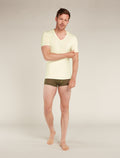 Men's Merino 150 Anatomica Short Sleeve V Neck Top Undyed - 4