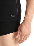 Men's Merino 150 Anatomica Short Sleeve V Neck Top Black - 5