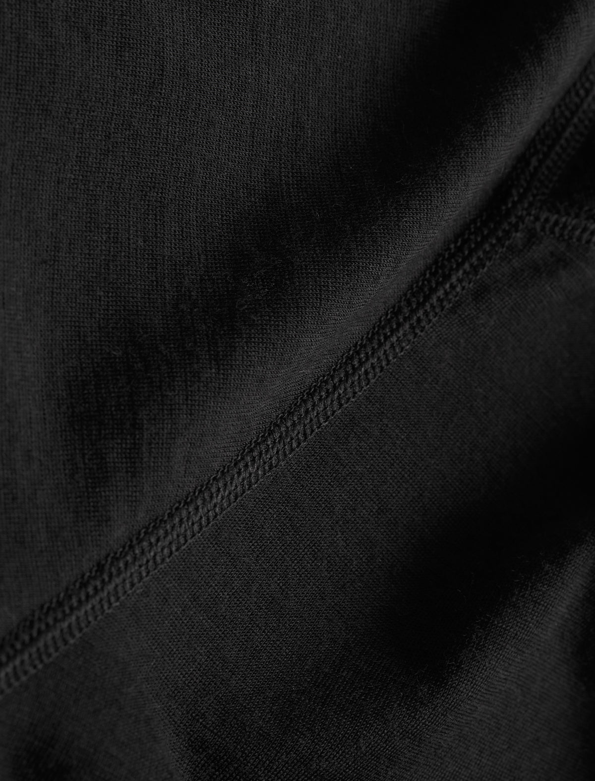Men's Merino 200 Oasis Long Sleeve Crewe Thermal Top Black - 7