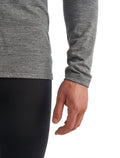 Men's Merino 200 Oasis Long Sleeve Crewe Thermal Top Gritstone Heather - 6