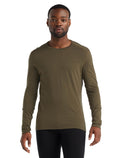 Men's Merino 200 Oasis Long Sleeve Crewe Thermal Top Loden - 1