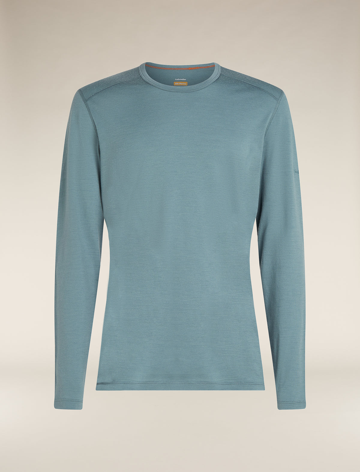 Men's Merino 200 Oasis Long Sleeve Crewe Thermal Top Blue ash - 6