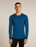 Men's Merino 200 Oasis Long Sleeve Crewe Thermal Top Atlantis - 1