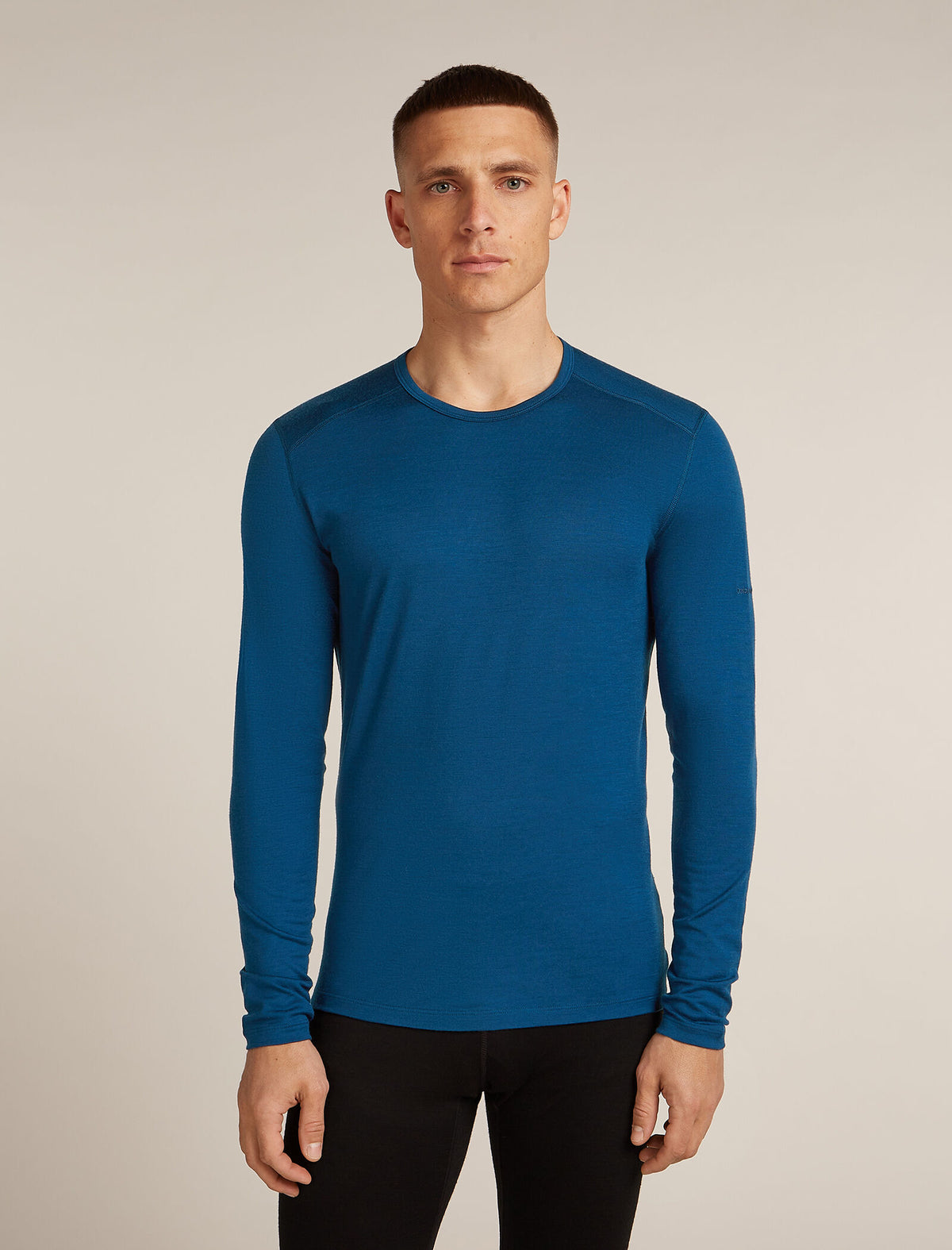 Men's Merino 200 Oasis Long Sleeve Crewe Thermal Top Atlantis - 1