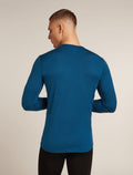 Men's Merino 200 Oasis Long Sleeve Crewe Thermal Top Atlantis - 2