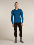 Men's Merino 200 Oasis Long Sleeve Crewe Thermal Top Atlantis - 6