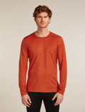 Men's Merino 200 Oasis Long Sleeve Crewe Thermal Top Agate - 1