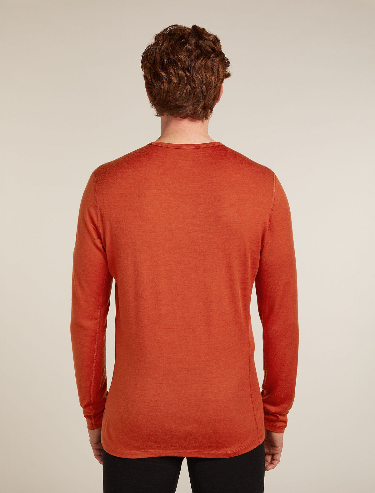 Men's Merino 200 Oasis Long Sleeve Crewe Thermal Top Agate - 2