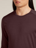 Men's Merino 200 Oasis Long Sleeve Crewe Thermal Top Java - 5