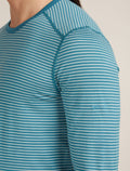 Men's Merino 200 Oasis Long Sleeve Crewe Thermal Top Topaz/Undyed - 6