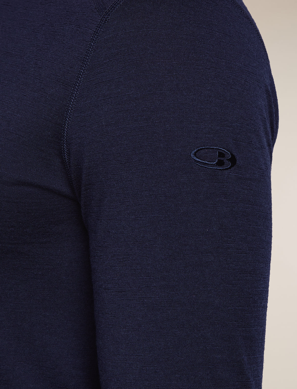 Men's Merino 200 Oasis Long Sleeve Crewe Thermal Top Midnight Navy - 5