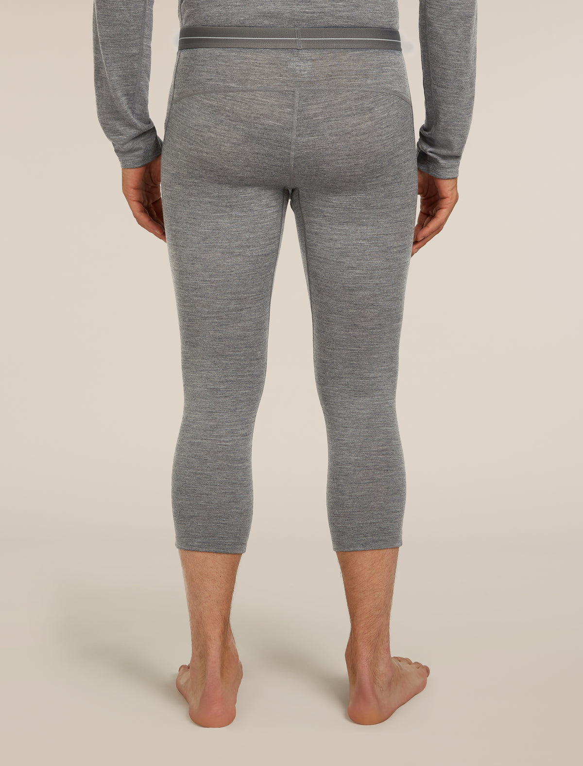Men's Merino 200 Oasis 3/4 Thermal Leggings Gritstone Heather - 2