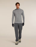 Men's Merino 200 Oasis 3/4 Thermal Leggings Gritstone Heather - 5