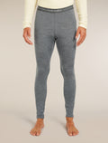 Men's Merino 200 Oasis Thermal Leggings Gritstone Heather - 1