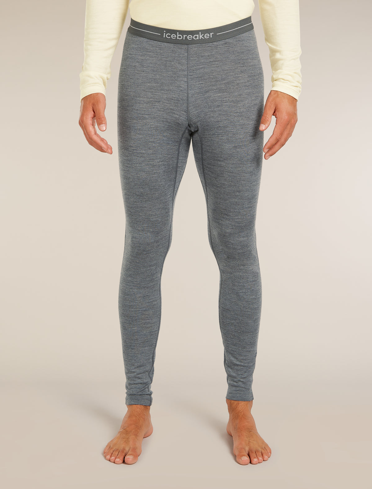 Men's Merino 200 Oasis Thermal Leggings Gritstone Heather - 1