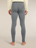 Men's Merino 200 Oasis Thermal Leggings Gritstone Heather - 2