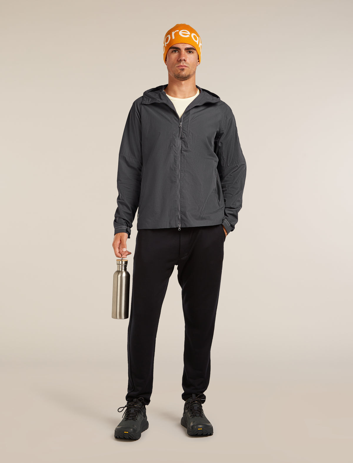 Men's Merino 200 Oasis Thermal Leggings Gritstone Heather - 4
