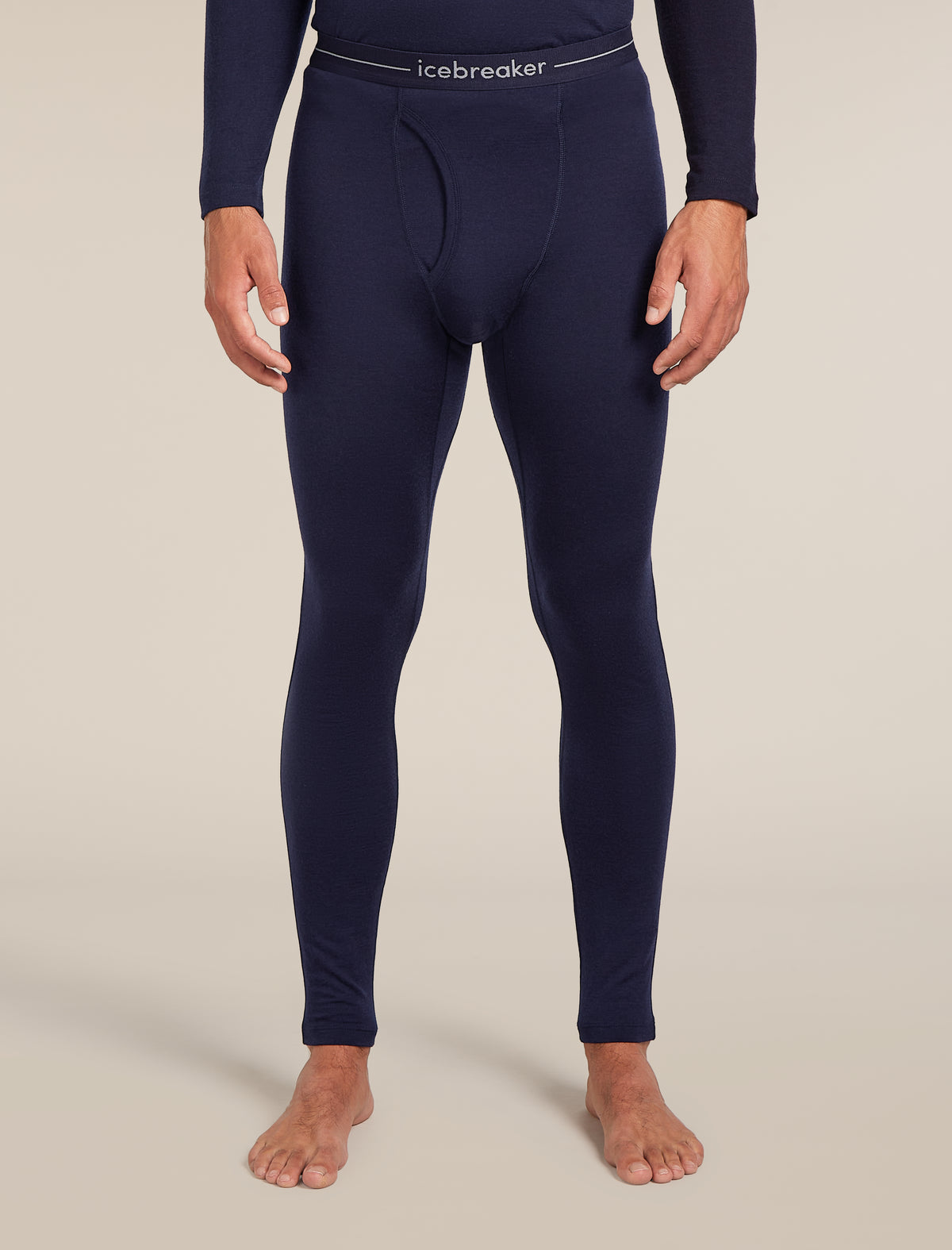 Legging isotherme avec braguette 200 Oasis en mérinos Homme Loden - 1