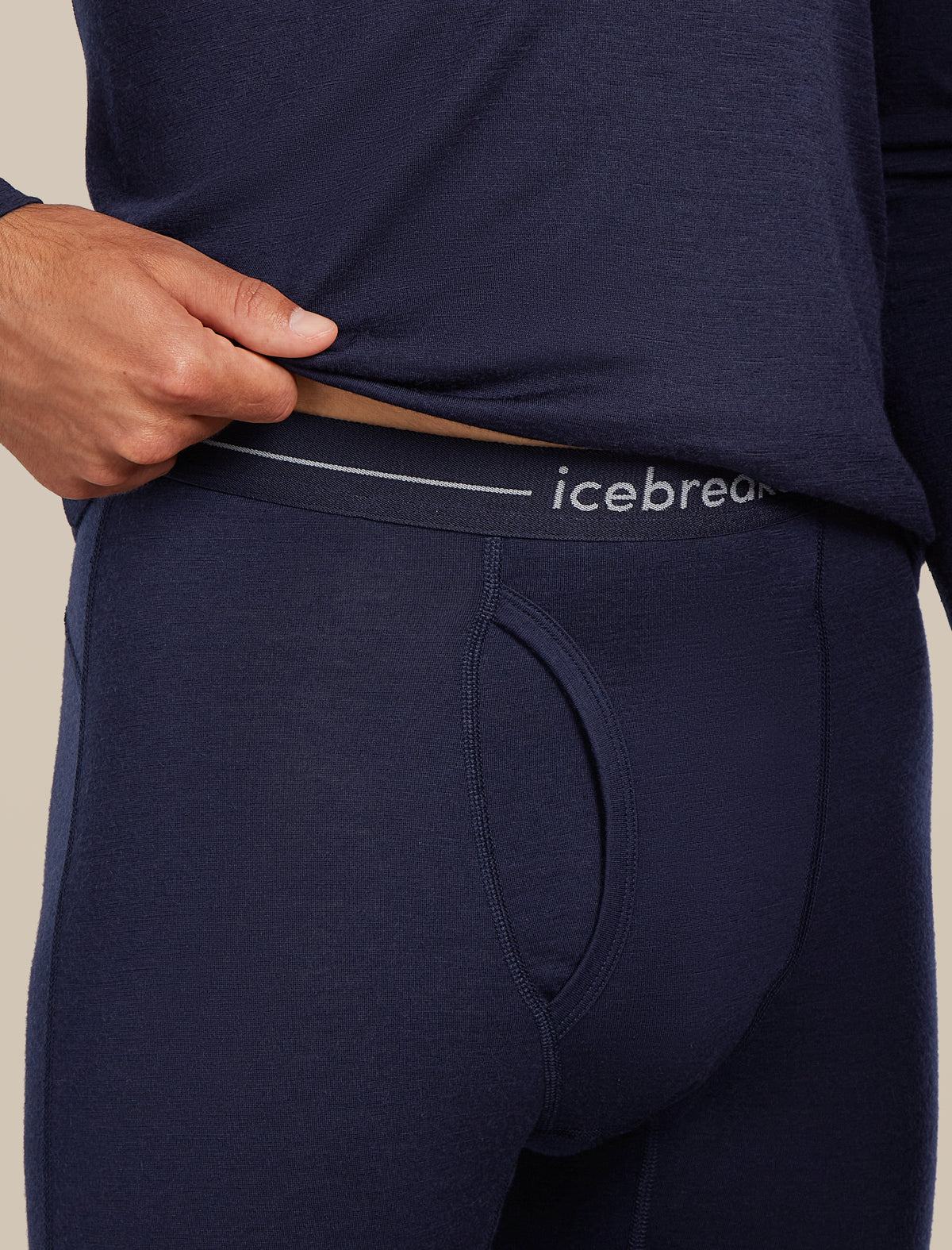 Legging isotherme avec braguette 200 Oasis en mérinos Homme Loden - 6