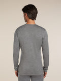 Haut col rond isotherme à manches longues 260 Tech en mérinos Homme Gritstone Heather - 3