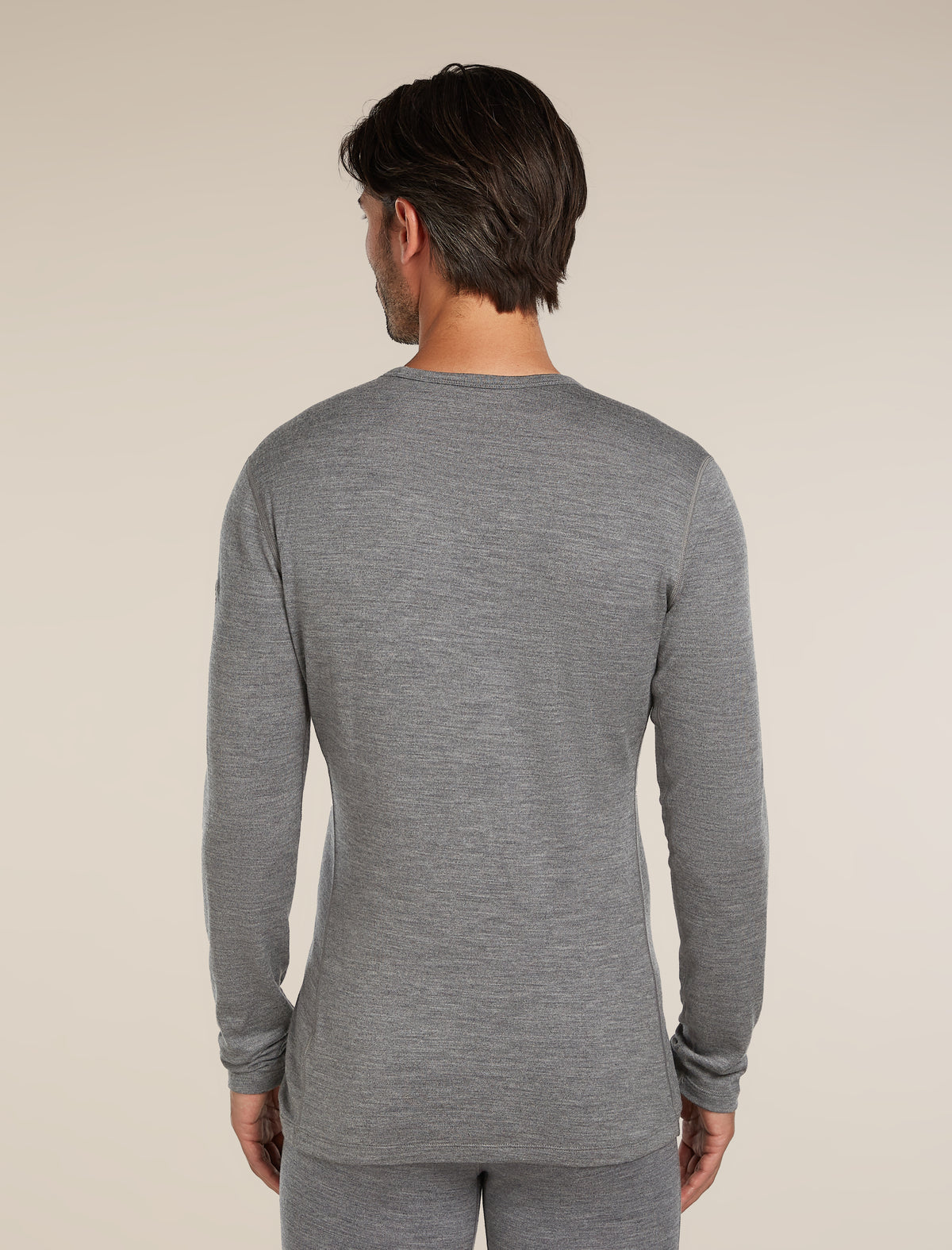 Haut col rond isotherme à manches longues 260 Tech en mérinos Homme Gritstone Heather - 2