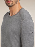 Haut col rond isotherme à manches longues 260 Tech en mérinos Homme Gritstone Heather - 10