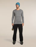 Haut col rond isotherme à manches longues 260 Tech en mérinos Homme Gritstone Heather - 5