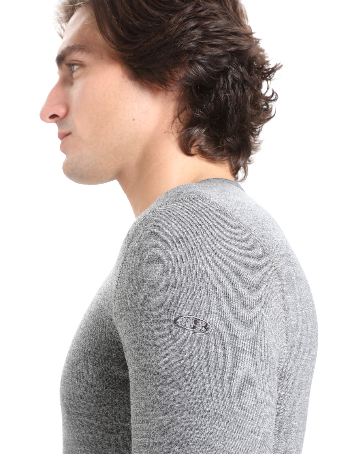 Haut col rond isotherme à manches longues 260 Tech en mérinos Homme Gritstone Heather - 5