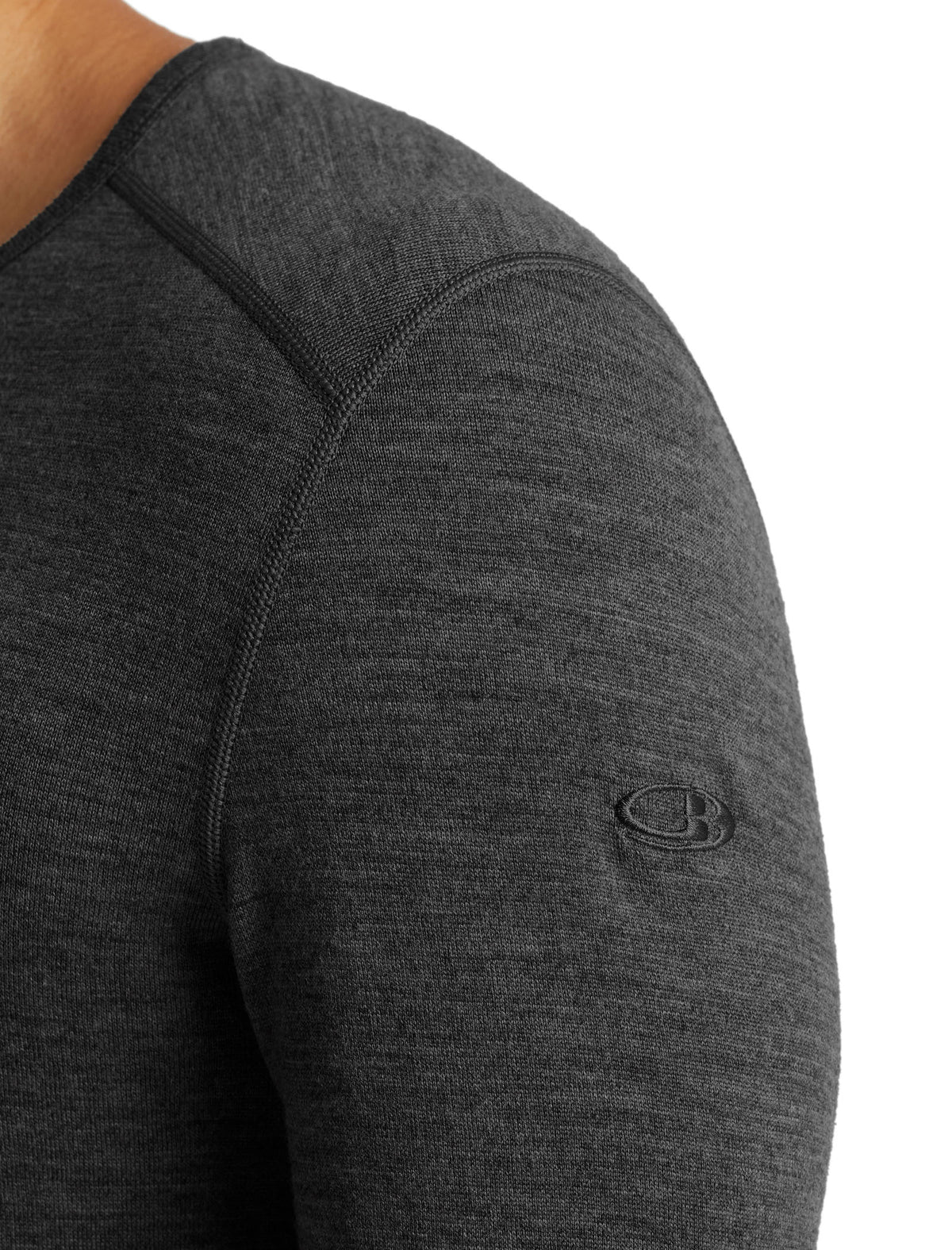 Haut col rond isotherme à manches longues 260 Tech en mérinos Homme Gritstone Heather - 7