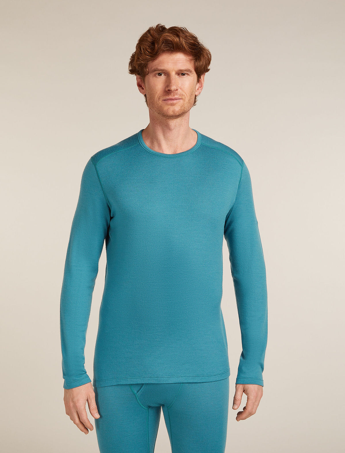 Men's Merino 260 Tech Long Sleeve Crewe Thermal Top Topaz - 1