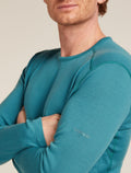 Men's Merino 260 Tech Long Sleeve Crewe Thermal Top Topaz - 5