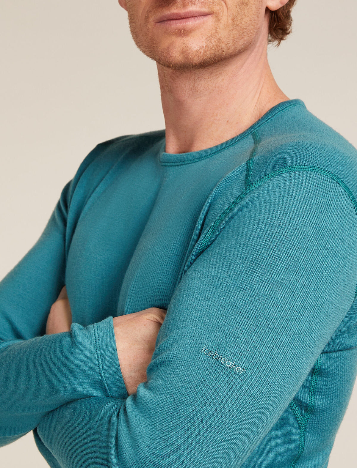 Men's Merino 260 Tech Long Sleeve Crewe Thermal Top Topaz - 5