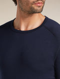 Men's Merino 260 Tech Long Sleeve Crewe Thermal Top Midnight Navy - 7