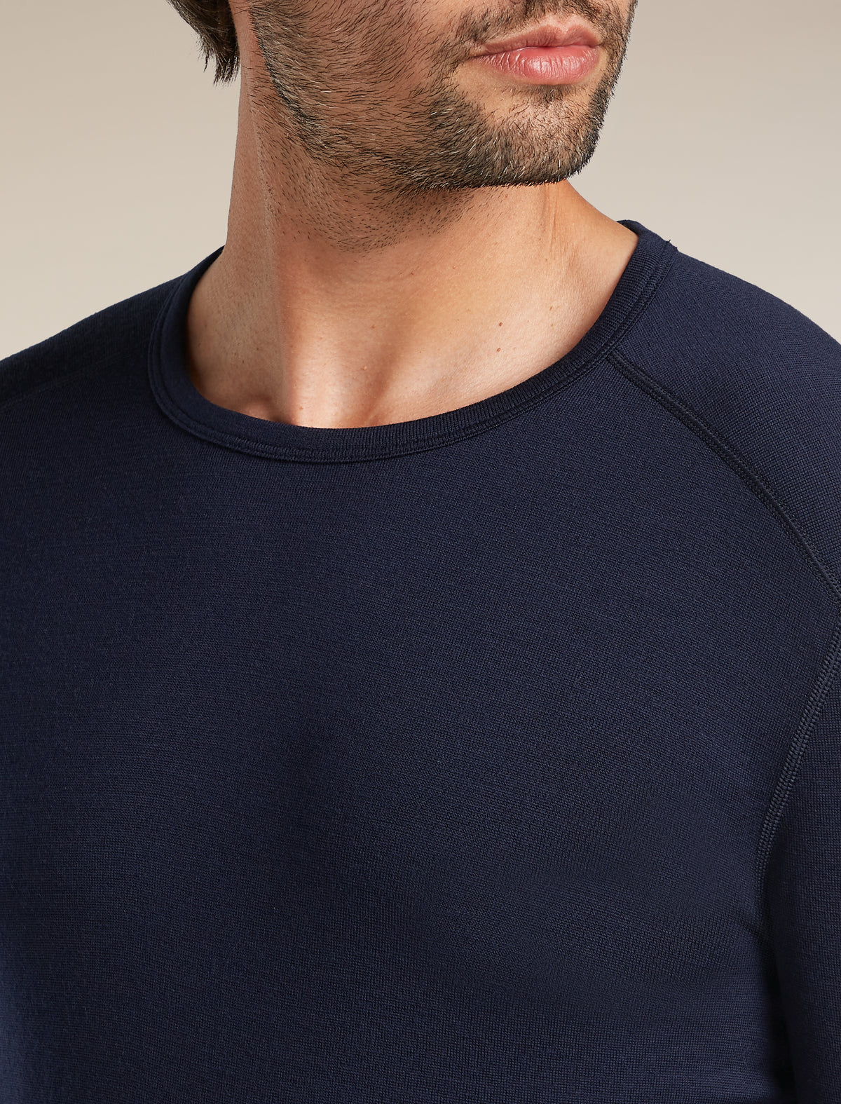 Men's Merino 260 Tech Long Sleeve Crewe Thermal Top Midnight Navy - 7