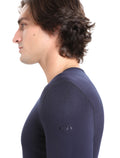 Men's Merino 260 Tech Long Sleeve Crewe Thermal Top Midnight Navy - 5
